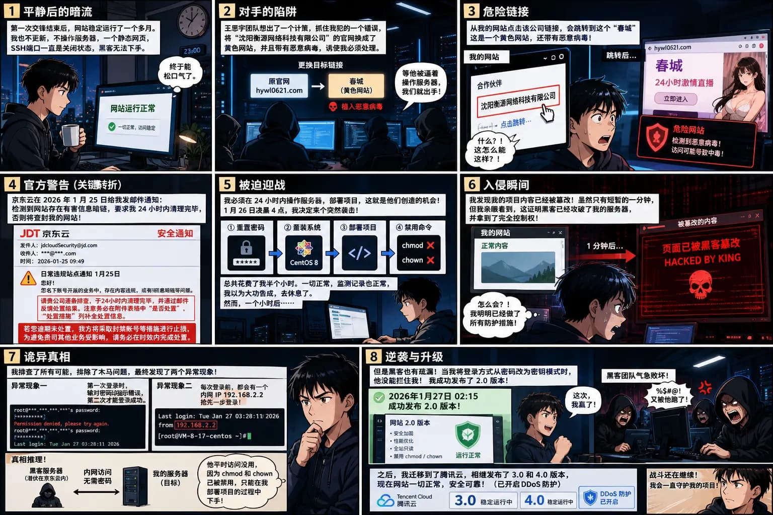 《与黑客的第二次交锋》漫画