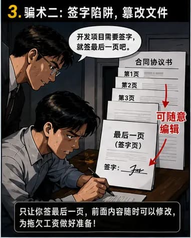 《老赖王思宇的骗术一览》漫画